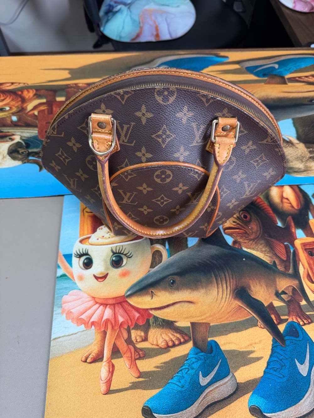 Louis Vuitton Brown Monogram Canvas Dome Satchel